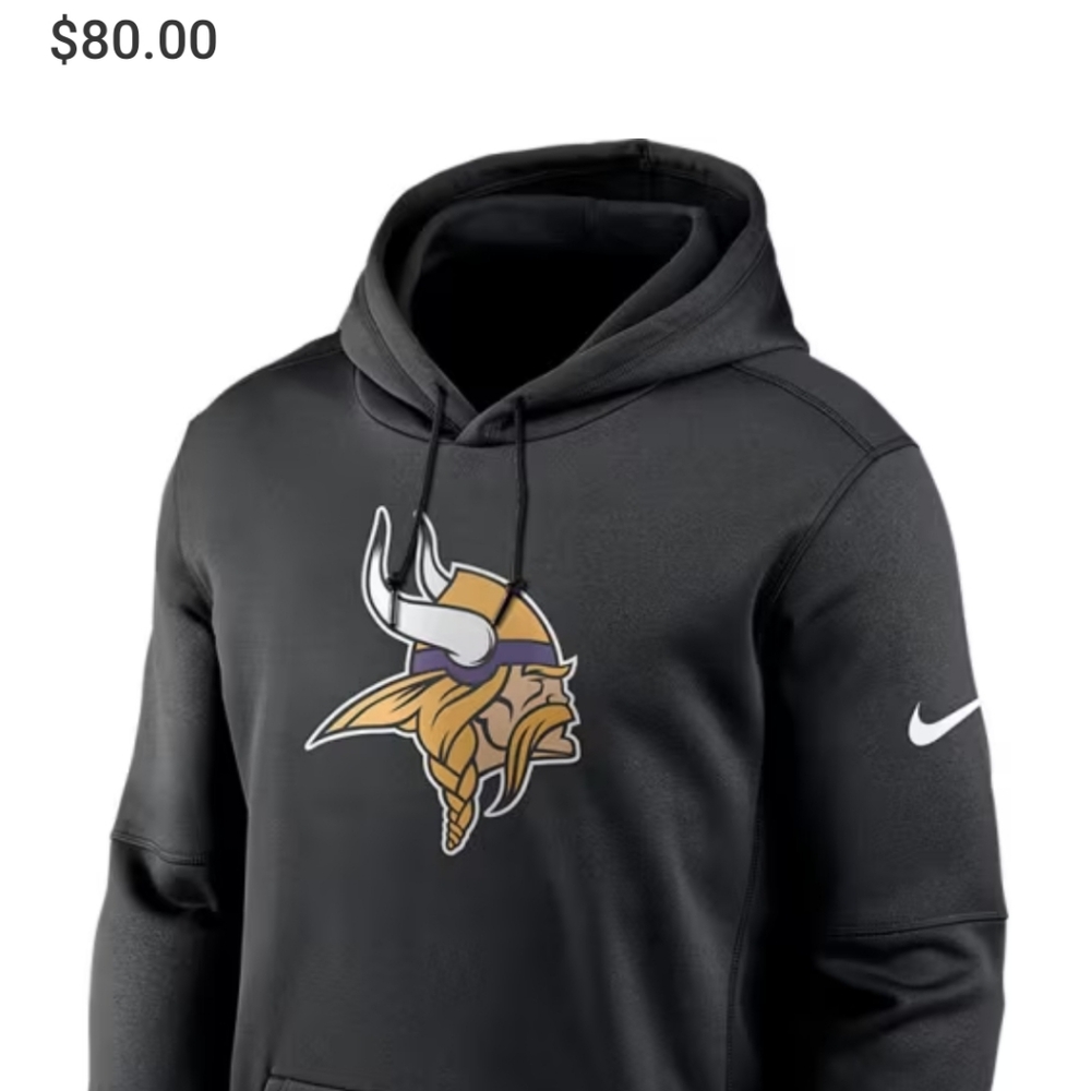 Vikings black hoodie (Nike)